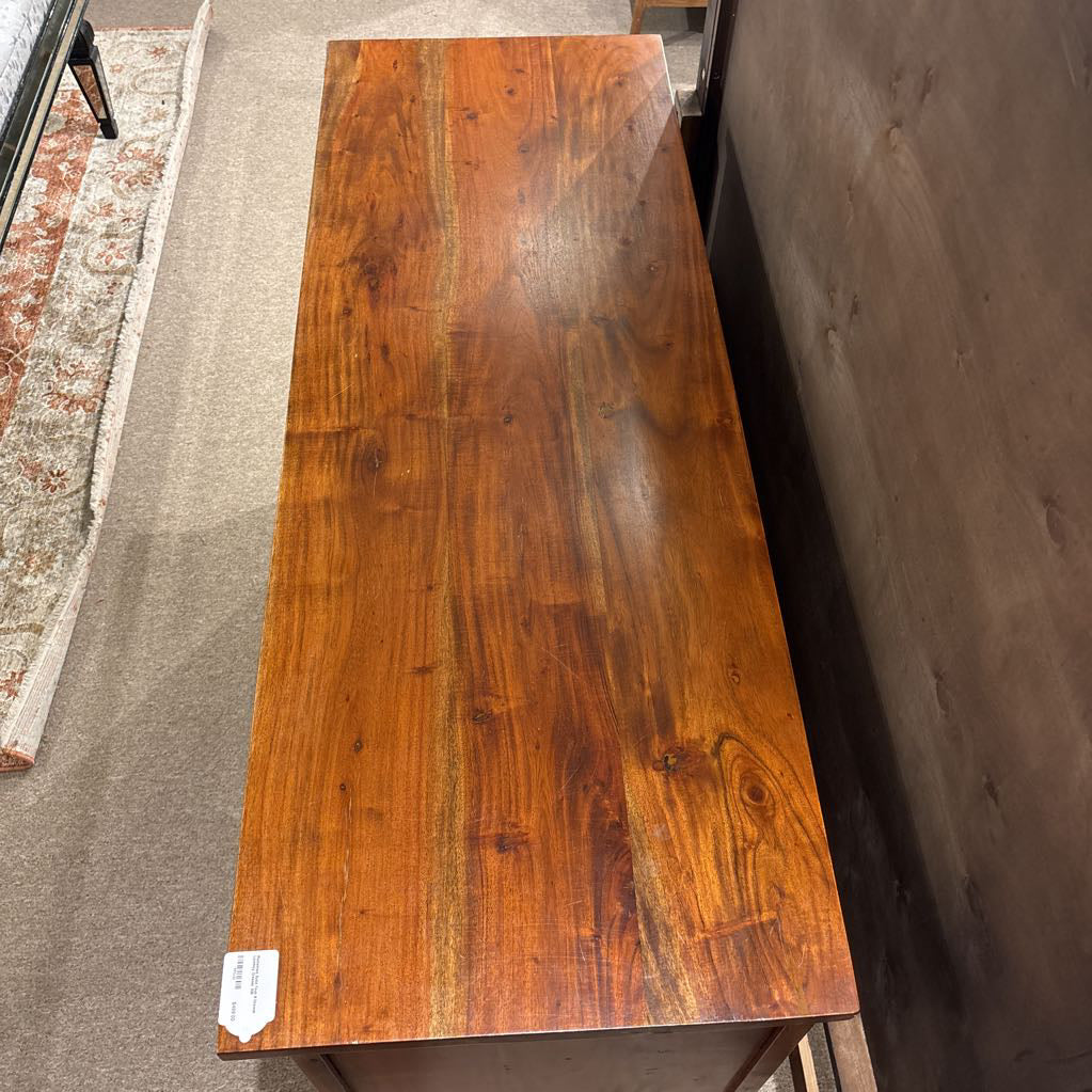 Reclaimed Solid Teak 6 Drawer Lowboy Dresser C LOWBOYS
