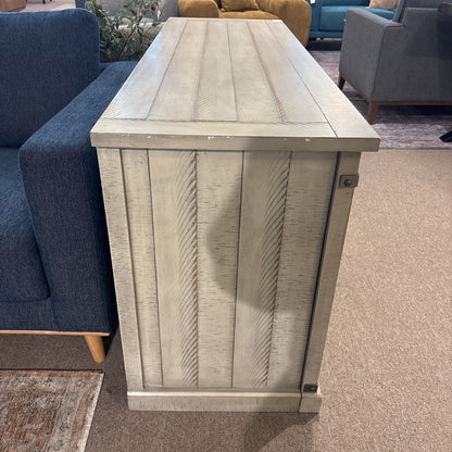 Rustic Sliding Door Media Cabinet