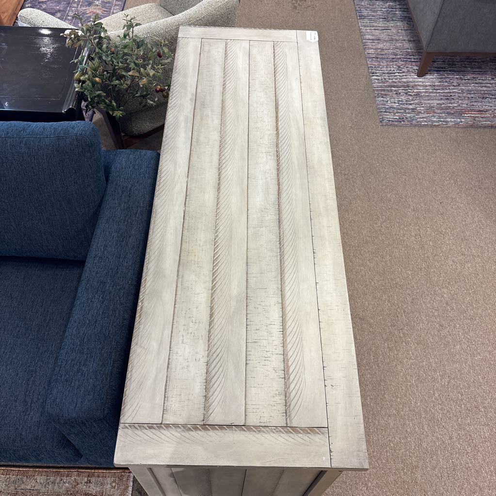 Rustic Sliding Door Media Cabinet