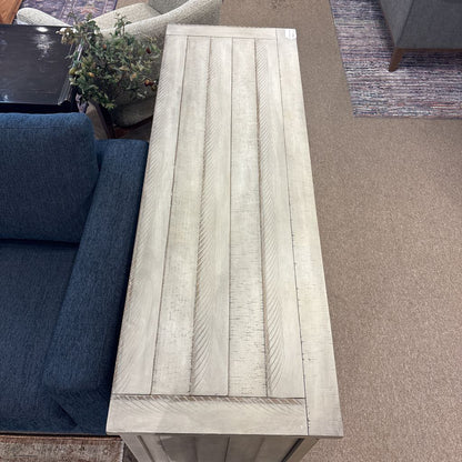 Rustic Sliding Door Media Cabinet