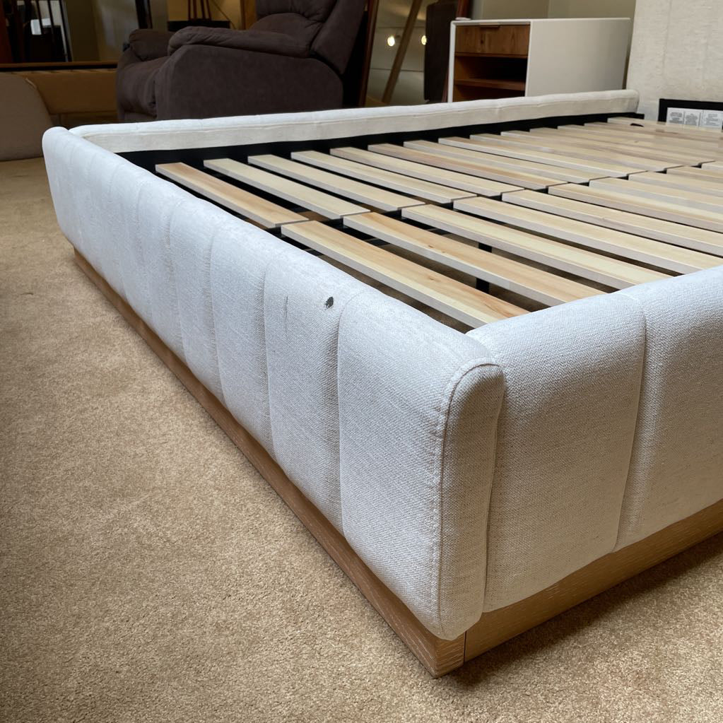 Crate & Barrel Upholstered Queen Bed Frame C BED FRAMES