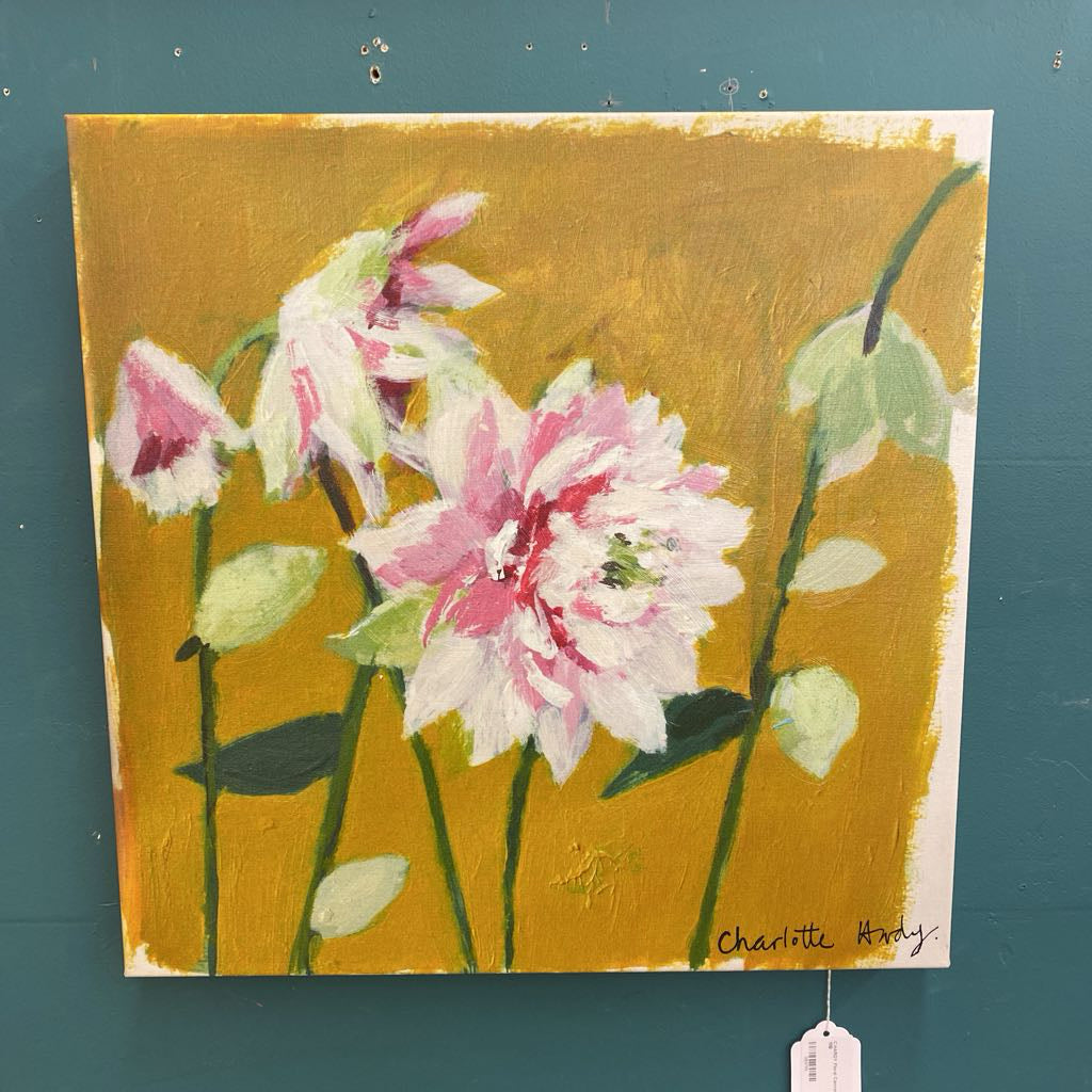 C.HARDY Floral Canvas Yellow ART