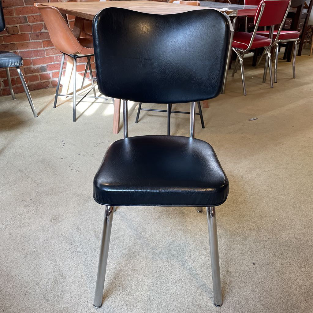 Black Dinette Chairs SET of 4 C DINING CHAIRS