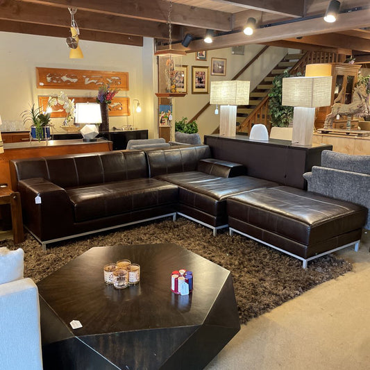 Ikea KRAMFORS Sectional + Ottoman