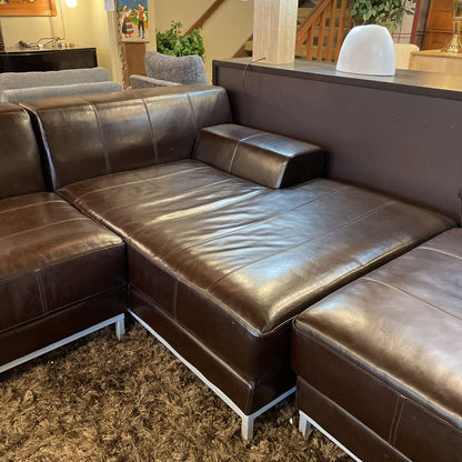 Ikea KRAMFORS Sectional + Ottoman