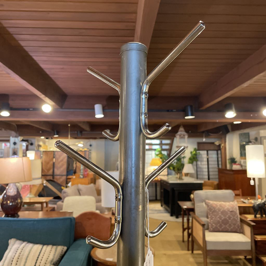 Vintage Coat Rack w/ 8 Hooks