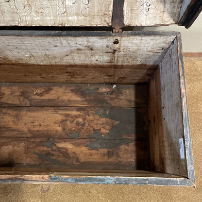Antique Norwegian 1831 Trunk "Immigrant Chest"