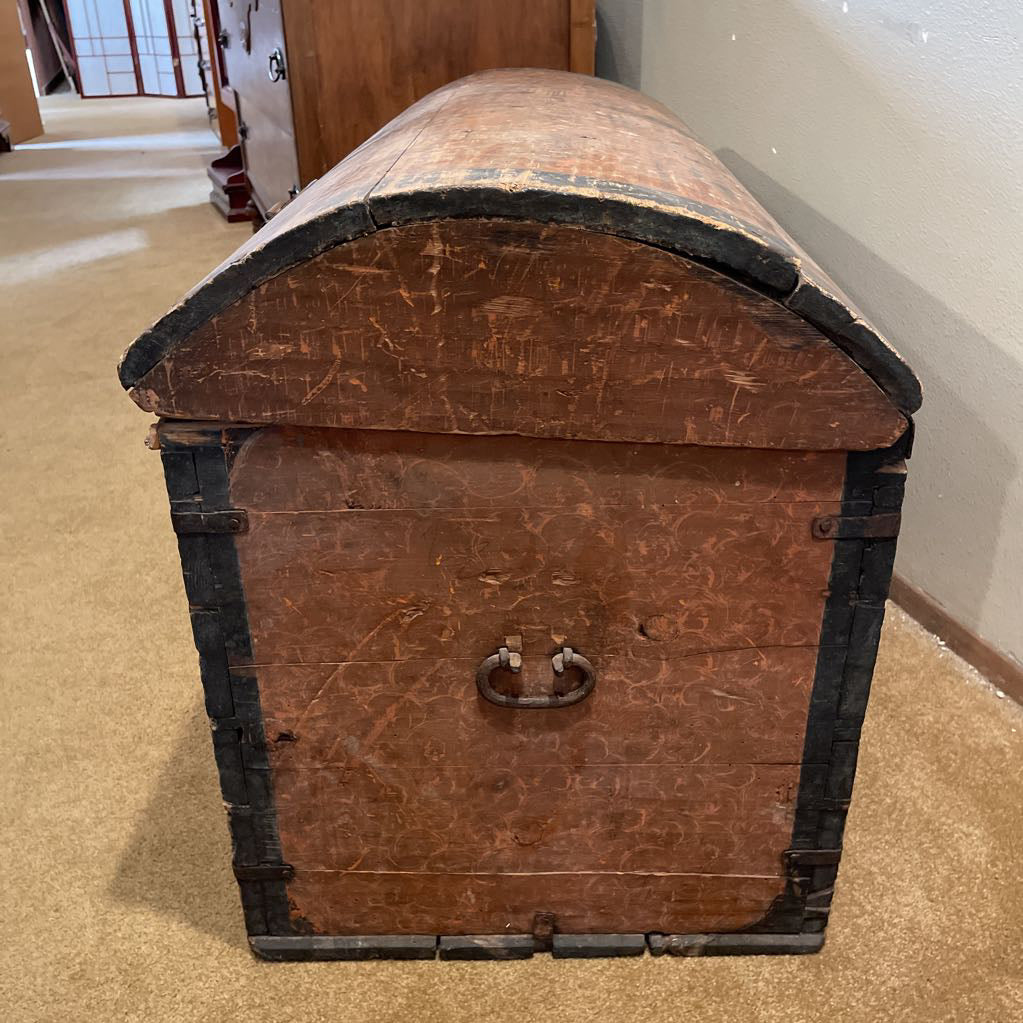 Antique Norwegian 1831 Trunk "Immigrant Chest"