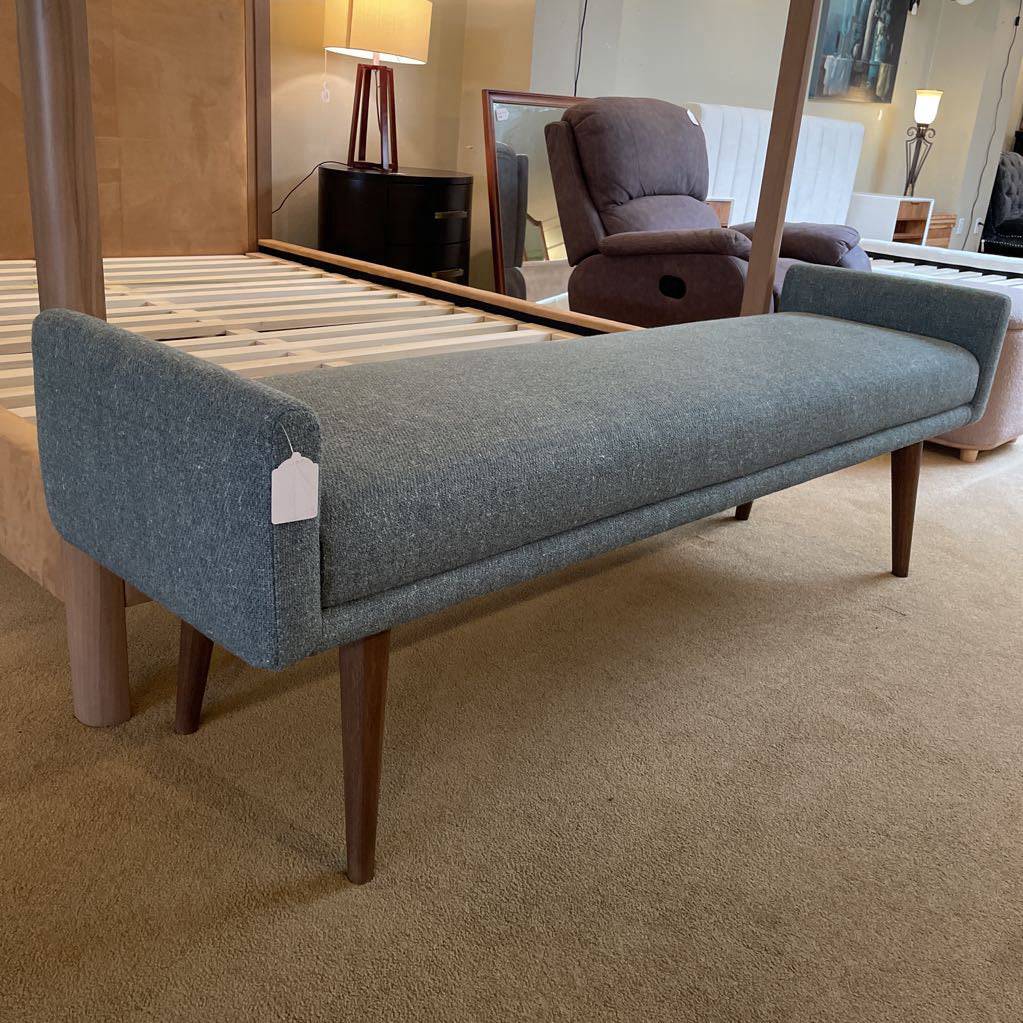 MC Style Blue Entry Bench C DINING BENCHES