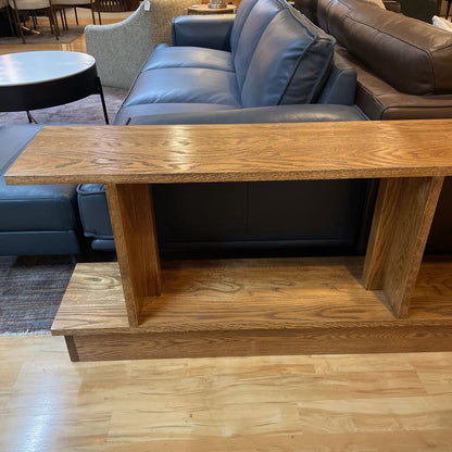 White Oak Handcrafted Long Low Shelf C BOOKSHELVES