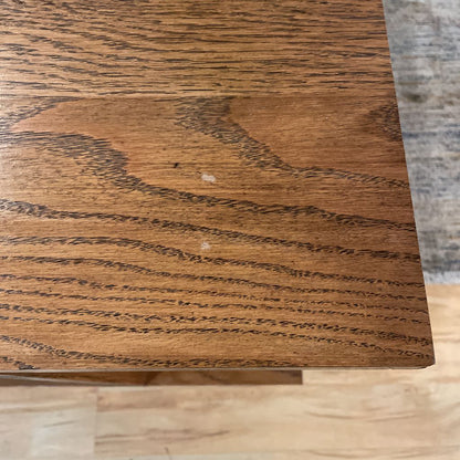 White Oak Handcrafted Long Low Shelf C BOOKSHELVES