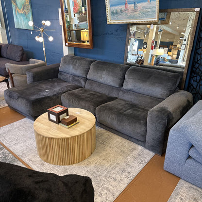 Grey Chenille LAF Sectional