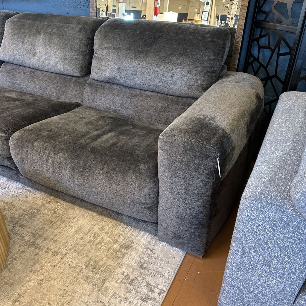 Grey Chenille LAF Sectional