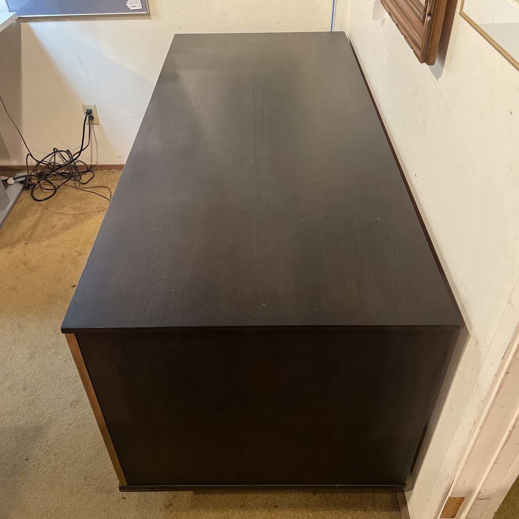 Black Top Wooden MC Style Desk