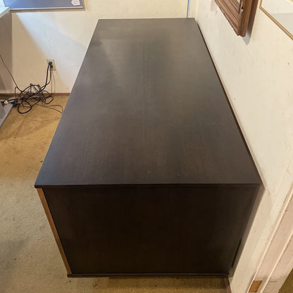 Black Top Wooden MC Style Desk