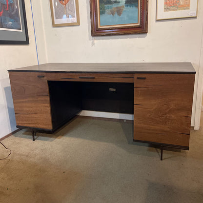 Black Top Wooden MC Style Desk