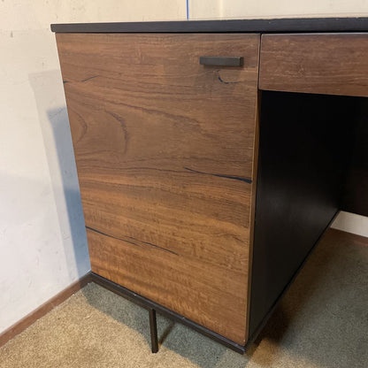 Black Top Wooden MC Style Desk