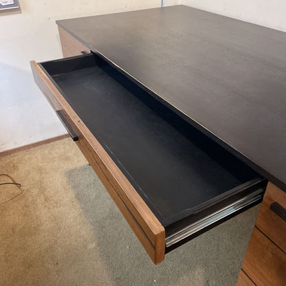 Black Top Wooden MC Style Desk