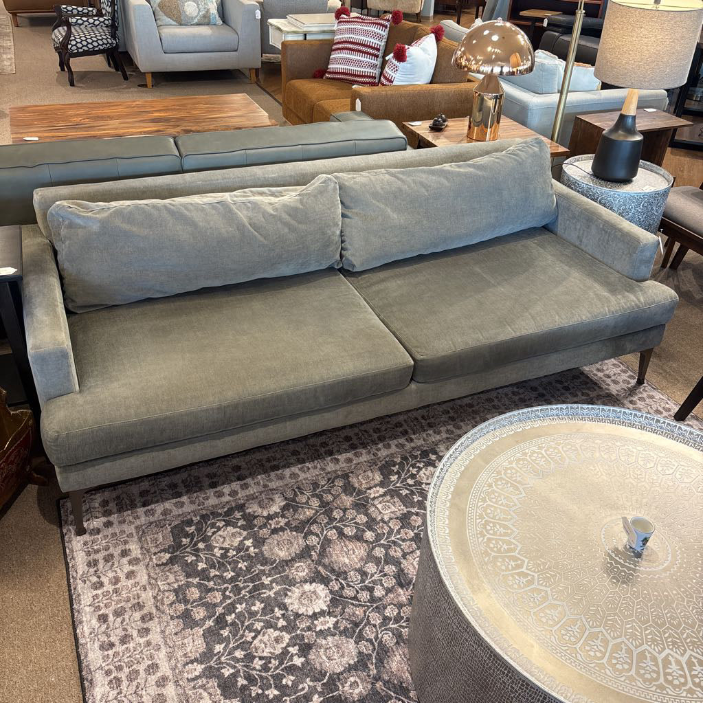 West Elm Andes Mineral Grey Sofa U SOFAS