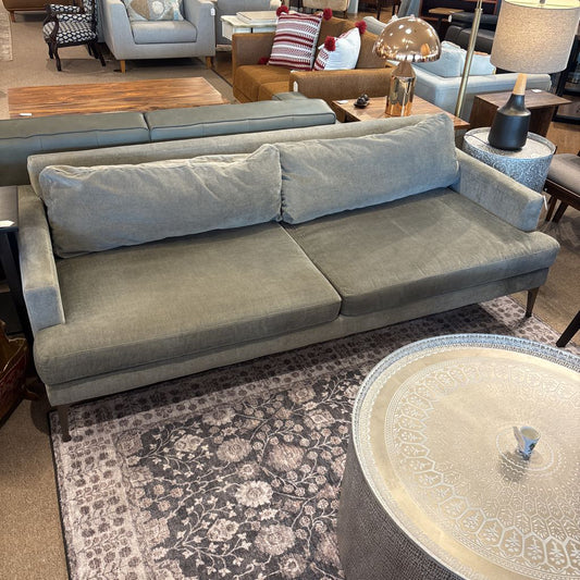 West Elm Andes Mineral Grey Sofa