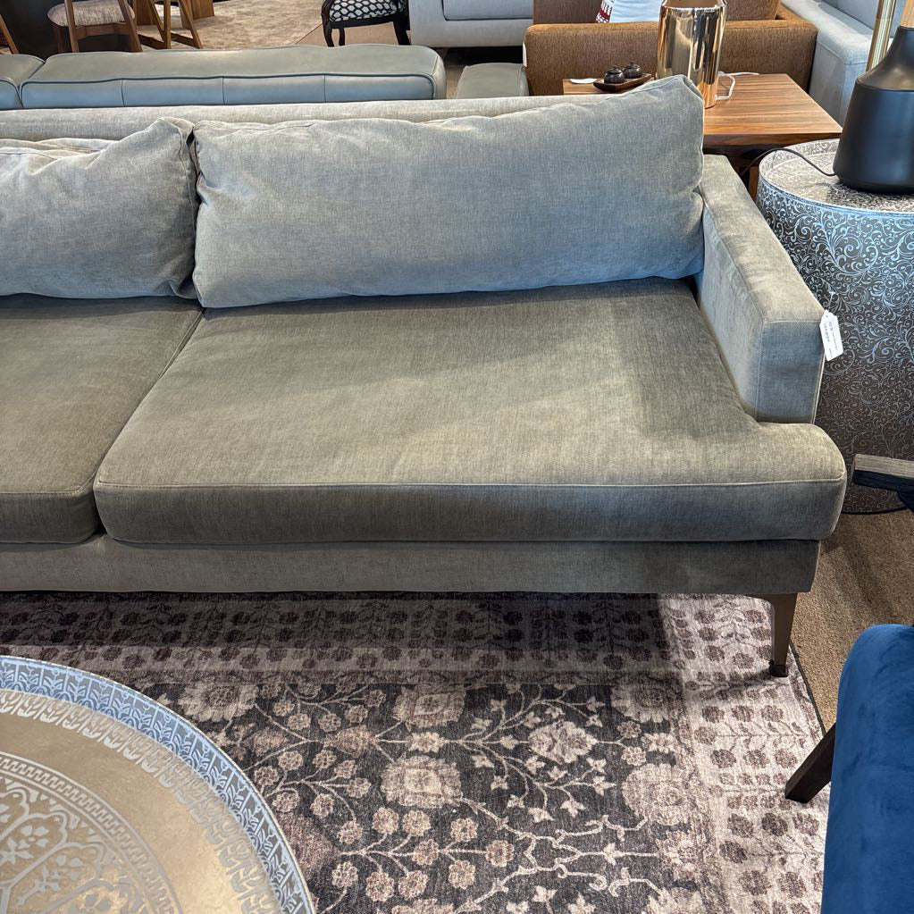 West Elm Andes Mineral Grey Sofa U SOFAS