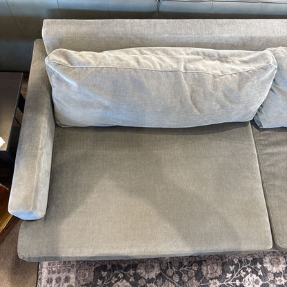 West Elm Andes Mineral Grey Sofa U SOFAS
