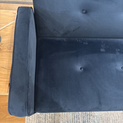 Blue Velvet Click-Clack Sofa