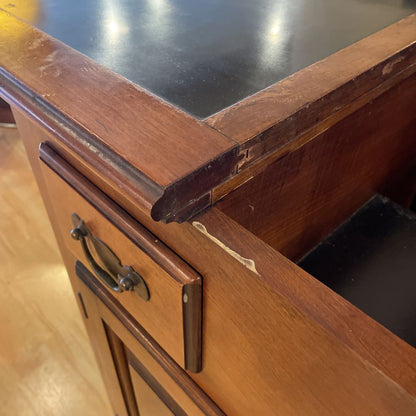 Black Top Sliding Top Wooden Bar Cabinet C BAR SERVERS