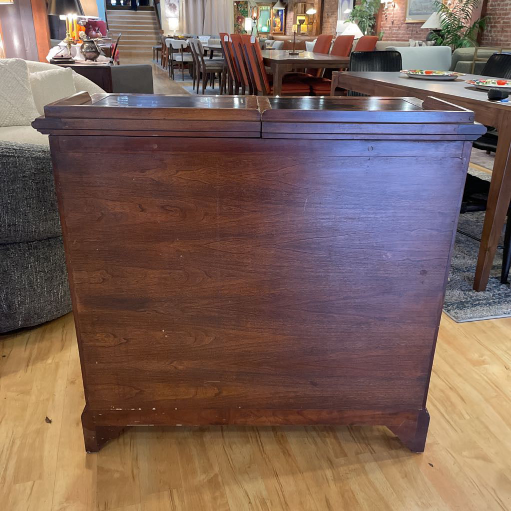 Black Top Sliding Top Wooden Bar Cabinet C BAR SERVERS