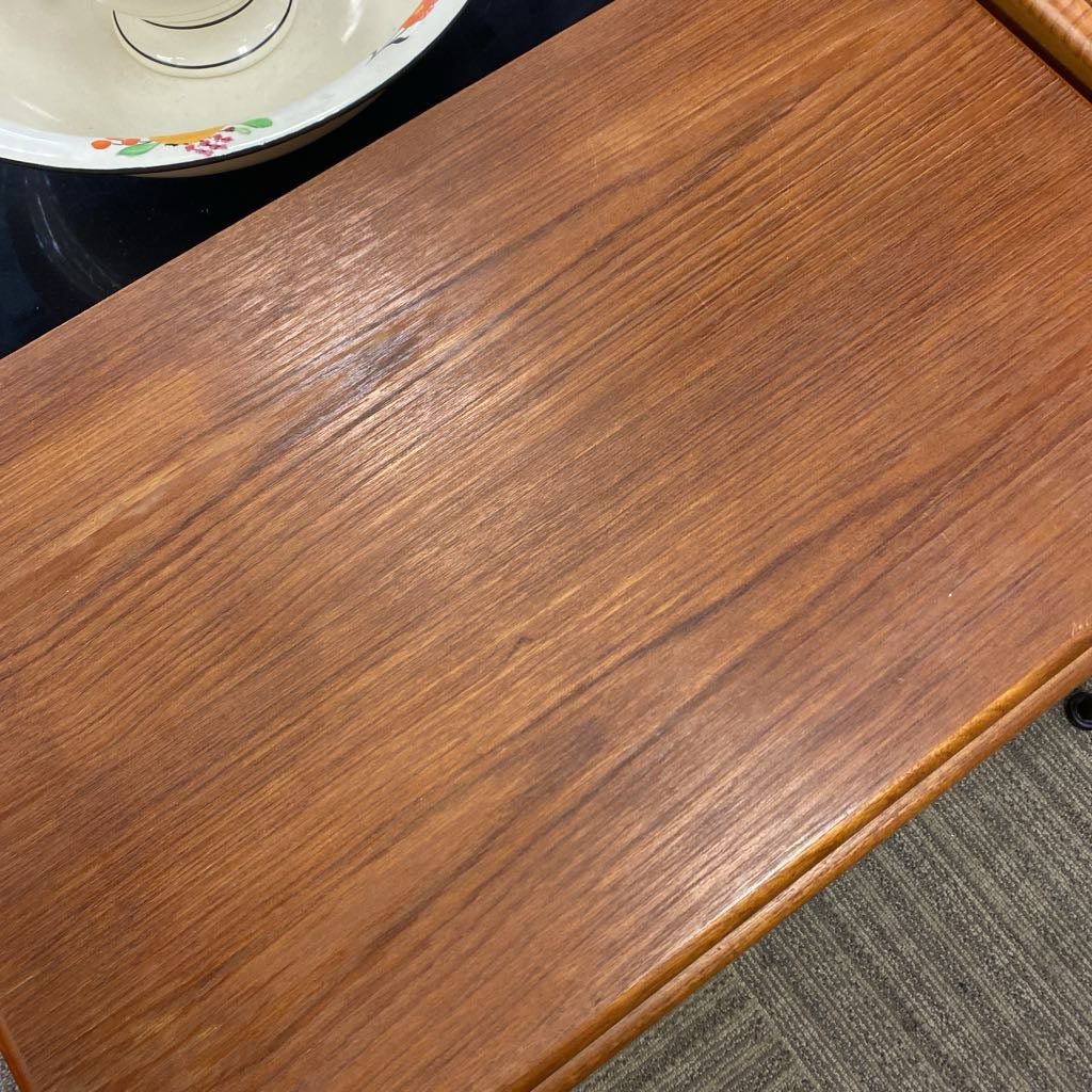 Vintage Teak Two Drawer Nightstand C NIGHTSTANDS