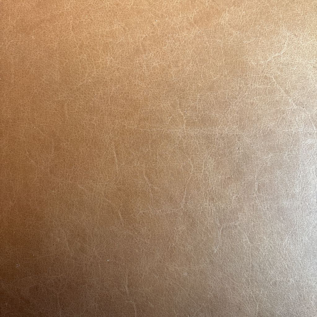 Daphne Tan Leather Sofa