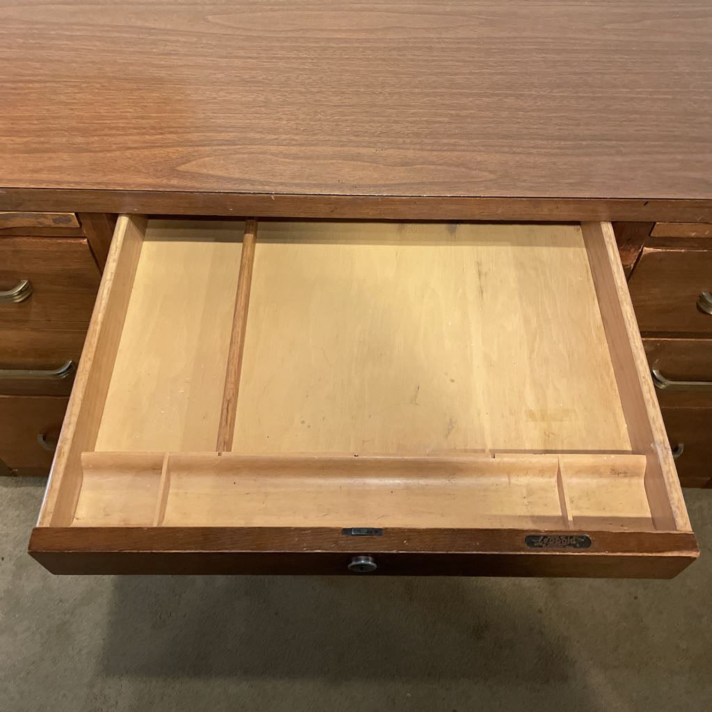 Leopold MCM Walnut Finish Desk