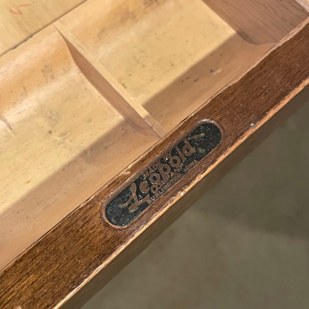 Leopold MCM Walnut Finish Desk