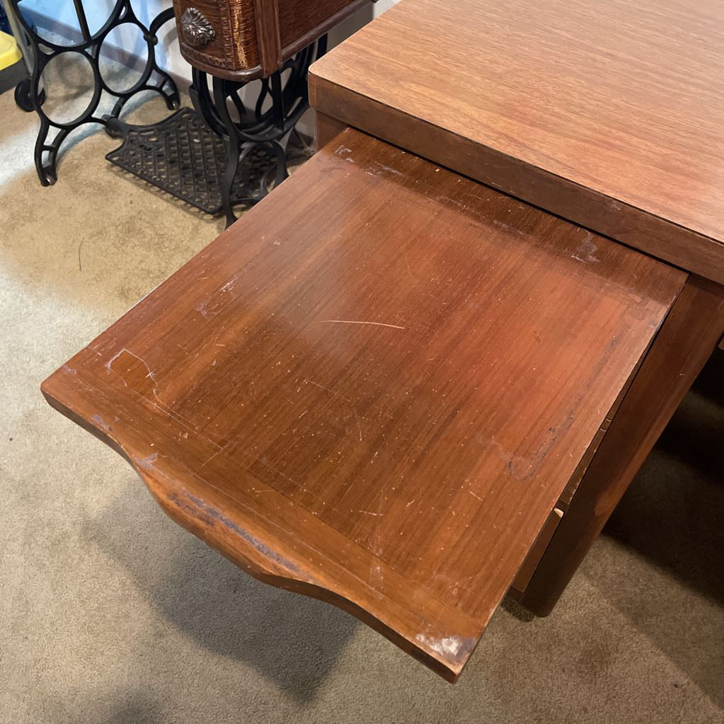 Leopold MCM Walnut Finish Desk