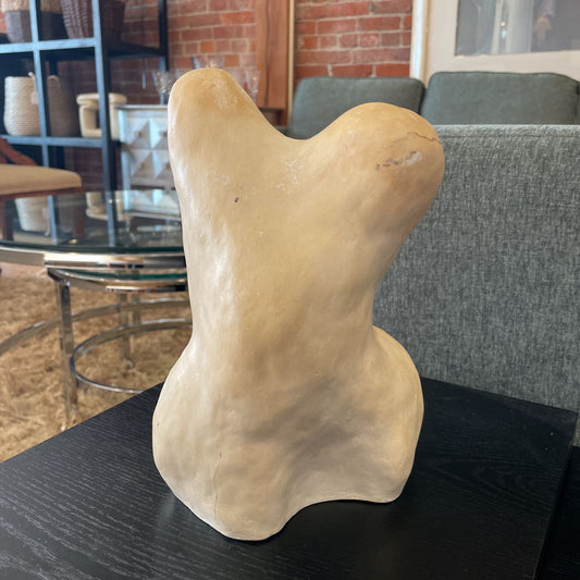 Pottery Nude Torso Sculpture