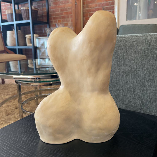 Pottery Nude Torso Sculpture