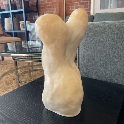 Pottery Nude Torso Sculpture