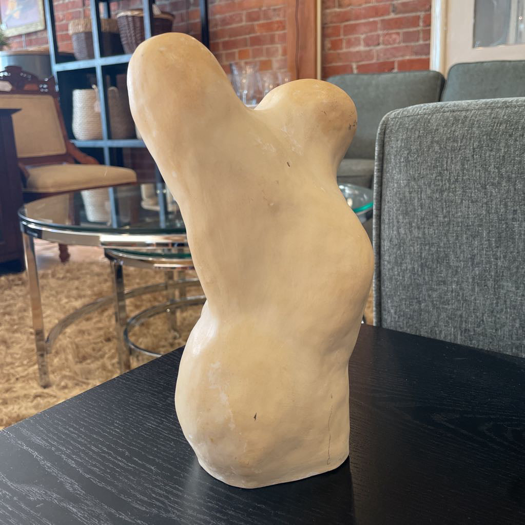 Pottery Nude Torso Sculpture