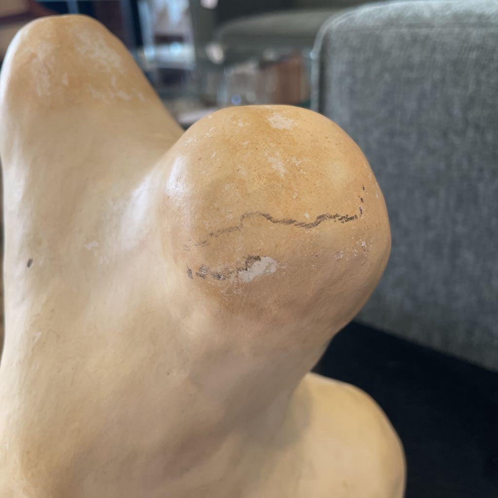 Pottery Nude Torso Sculpture
