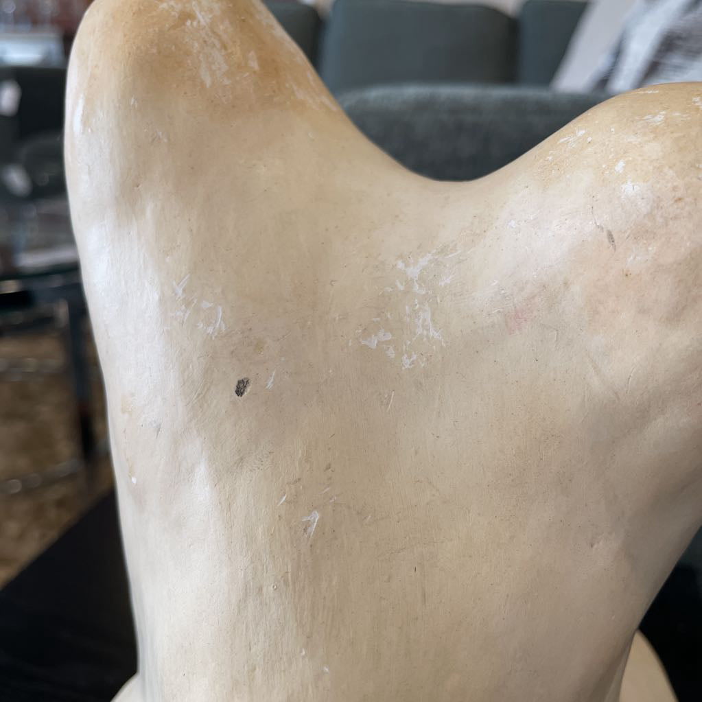Pottery Nude Torso Sculpture