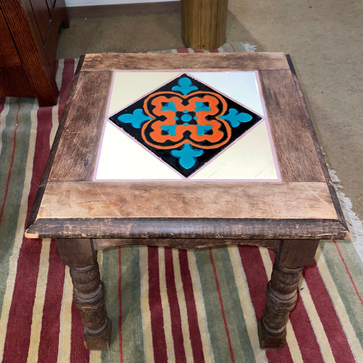 Small Low Sqare Catalina Tile Table