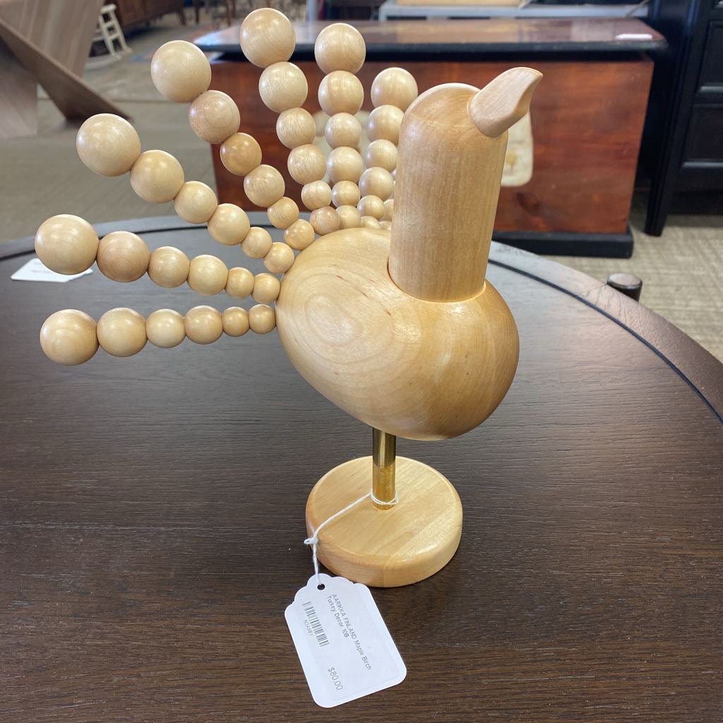 AARIKKA FINLAND Maple Birch Turkey Decor