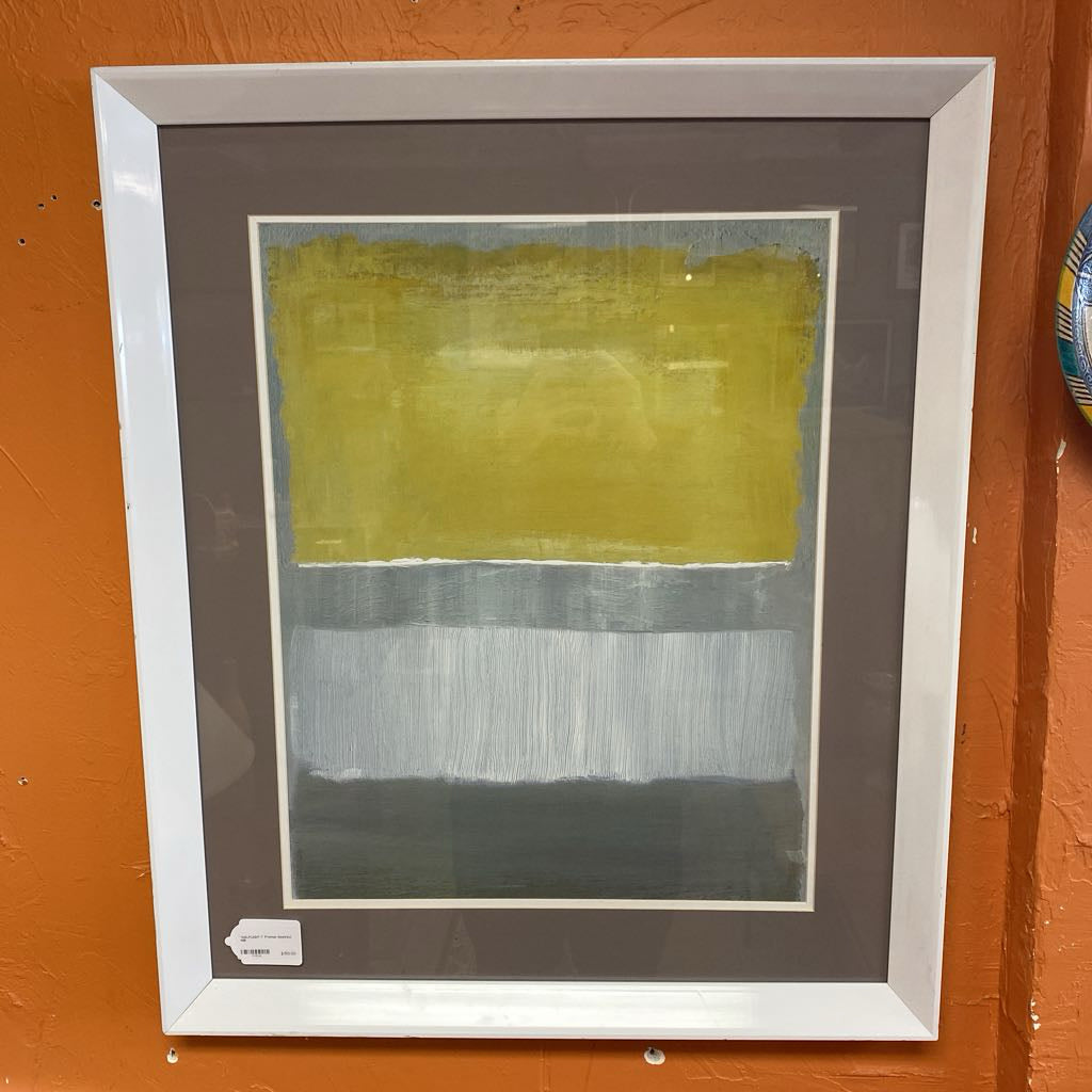 "HALFLIGHT I" Framed Abstract