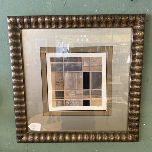 J KENT MARTIN "DIESEL II" Framed Abstract ART