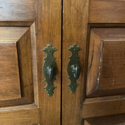 Traditional Two Door Record Cabinet