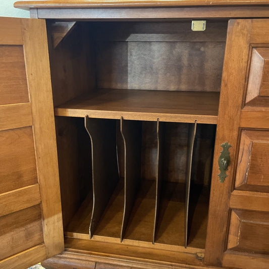 Traditional Two Door Record Cabinet C CABINETS
