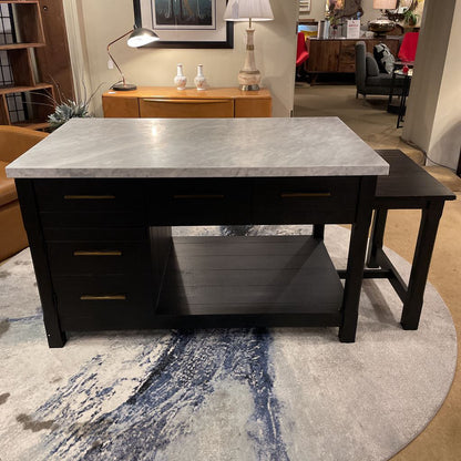 Ian Marble Top Kitchen Island C BAR SERVERS