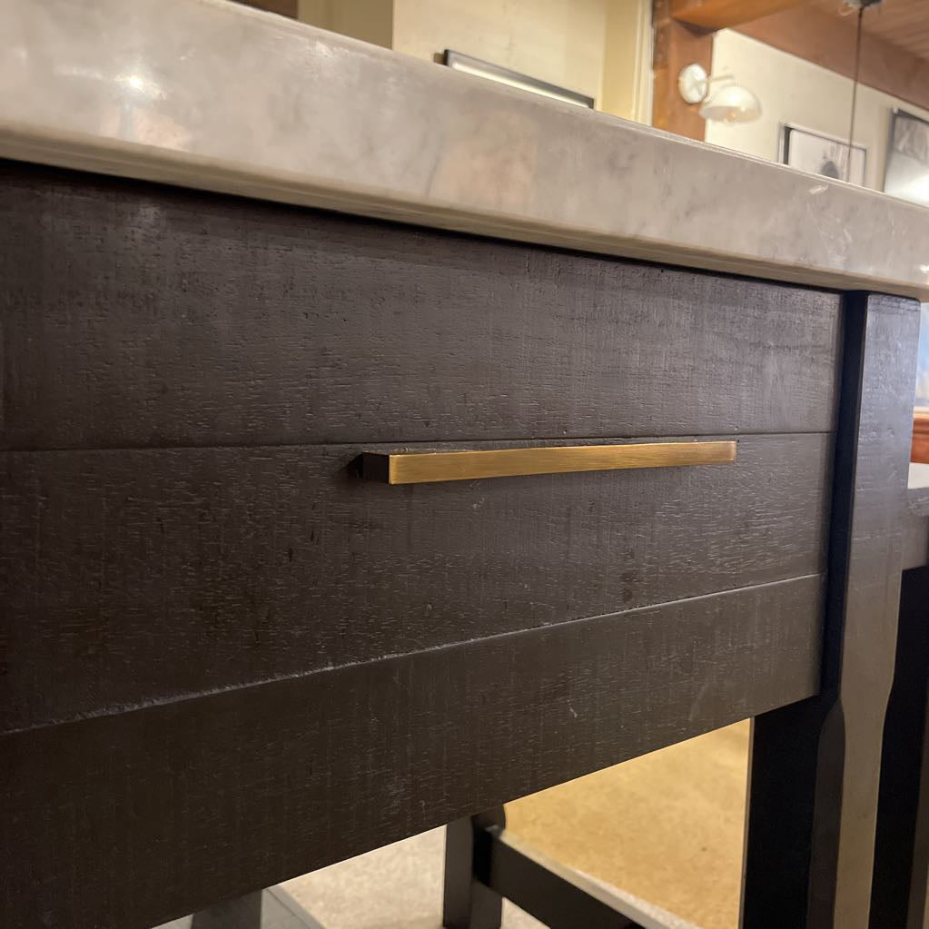 Ian Marble Top Kitchen Island C BAR SERVERS