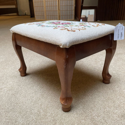Paxton Co. MC Needlepoint Footstool