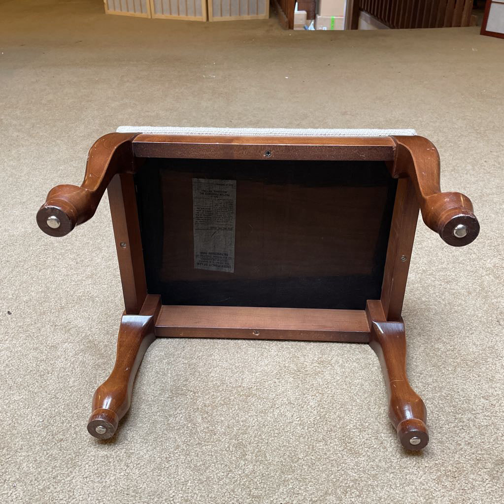 Paxton Co. MC Needlepoint Footstool